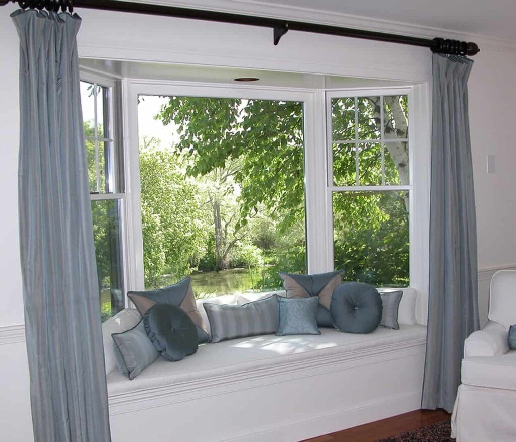 bow window reading nook